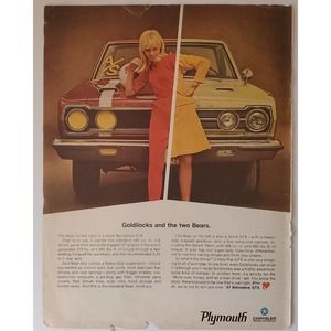 Plymouth Belvedere GTX Vintage Magazine Advertisement 1967